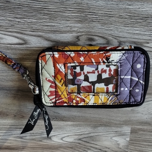 Vera Bradley Smart Phone Wristlet Painted Feathers Print - Picture 5 of 5